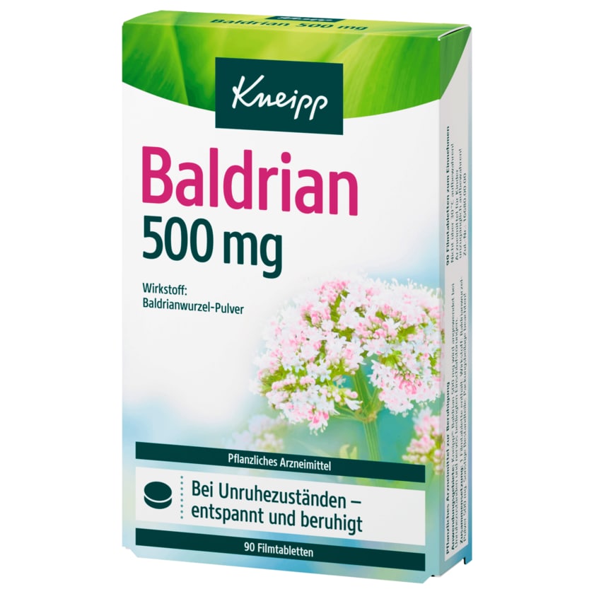 Kneipp Baldrian 500 mg 90 Tabletten